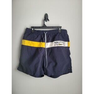 Nautica Swim Trunks Mens M Pockets No Liner 90s Style Boat Core